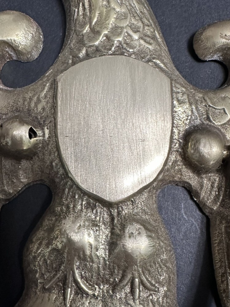 Vintage Solid Brass 7” American Eagle Patriotic Door Knocker