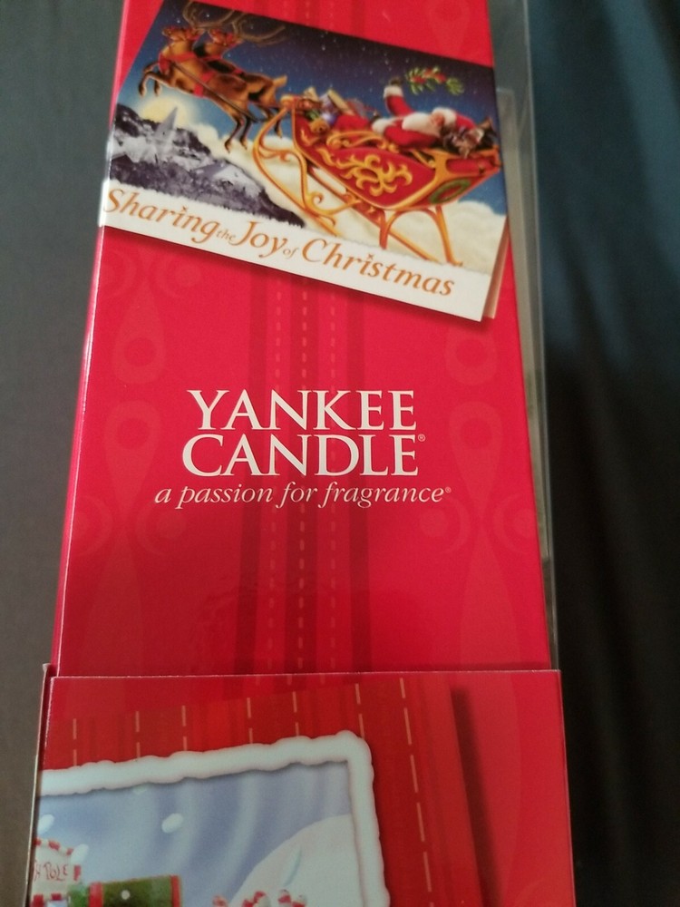 Yankee Candle Sparkling Snow Reed Diffuser Set 2010 NIB