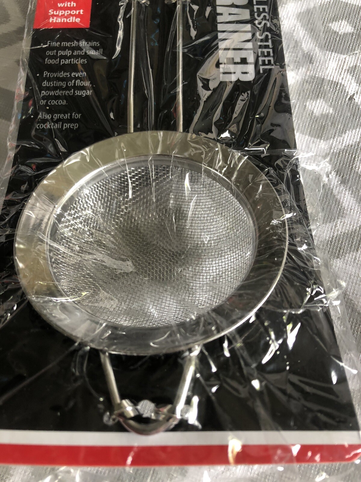 Winware MS2K-3S, Cocktail-Powdered Sugar Strainer, Stainless Steel 3”diameter
