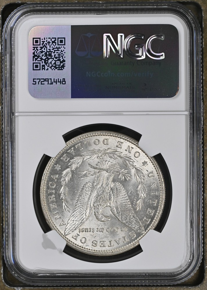 1881 Morgan Silver Dollar NGC BRILLIANT-UNCIRCULATED