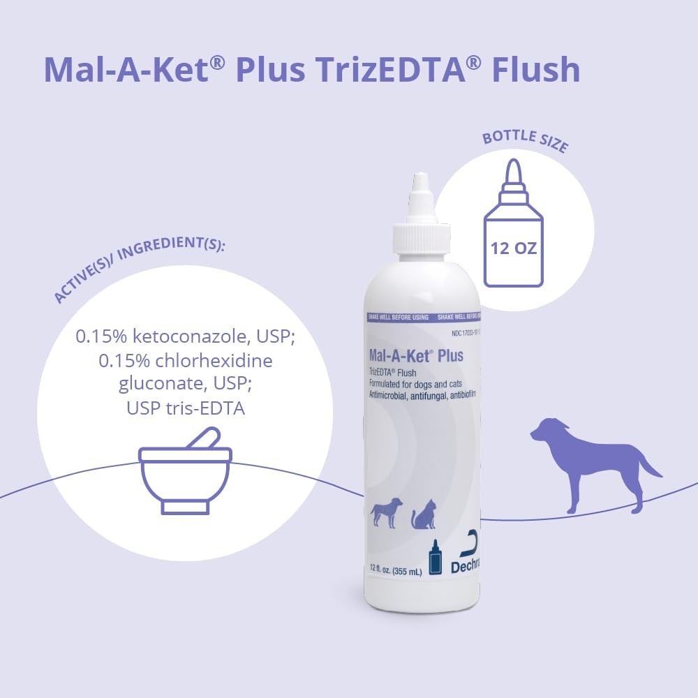 Mal-A-Ket Plus TrizEDTA Flush, 12 oz