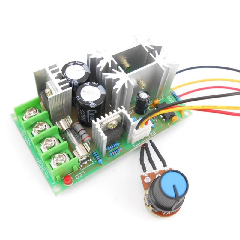 DC Motor Speed Controller Adjust Flowing Potentiometer DC10-60V Portable