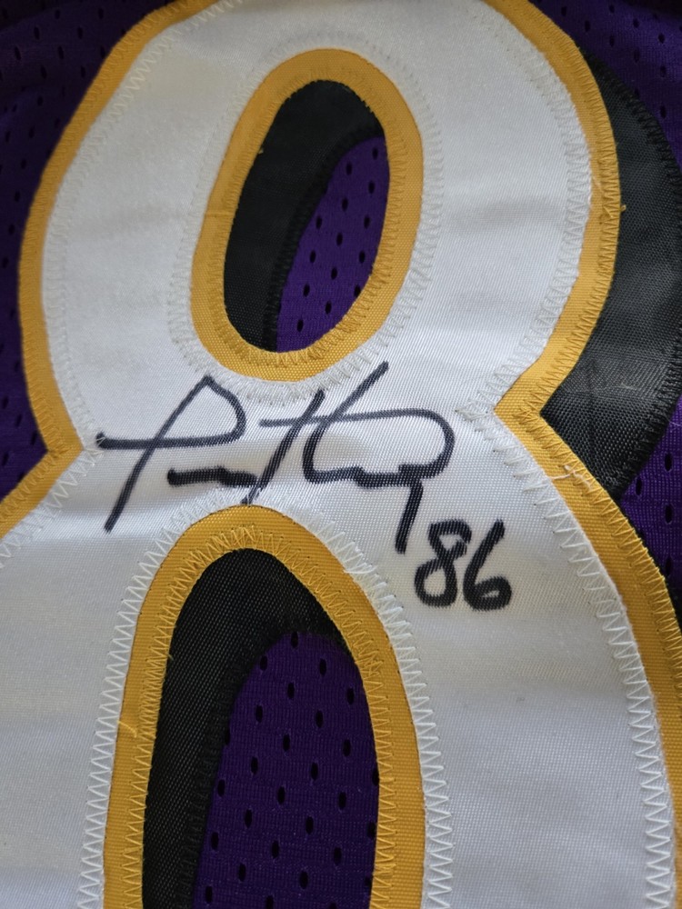 Todd Heap Autograph Custom Jersey Aaa Certificate