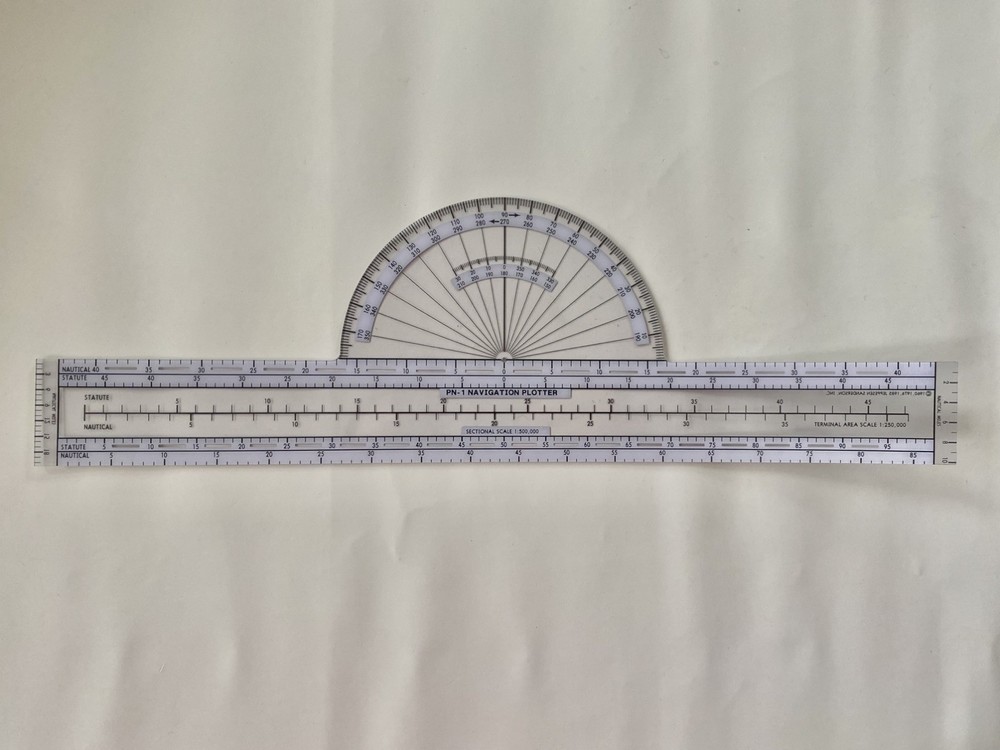 1985 Jeppesen Sanderson PN-1 Navigation Plotter