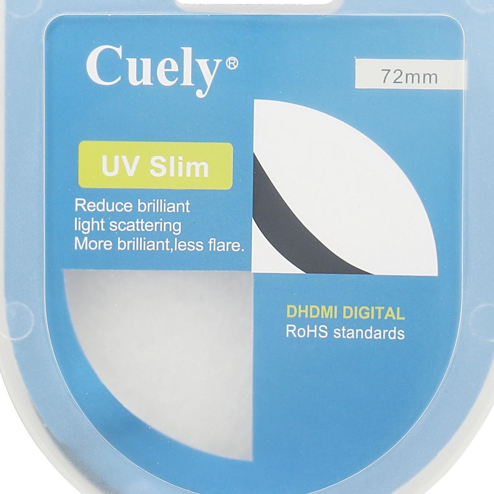 UV Lens Filters, 72mm Thin Protective Multilayer Frame