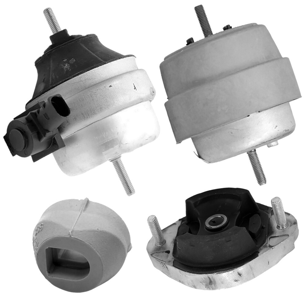 Front Engine Mounts & Rear Automatic Trans Mount 4PCS Set For A4 08-07 2.0L