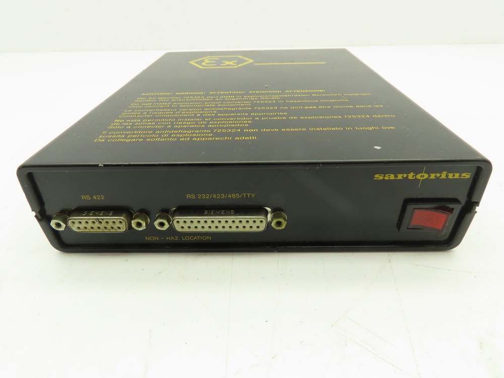 Sartorius 725324-1 Data Weighing System Controller Explosion Proof 120V 12VA