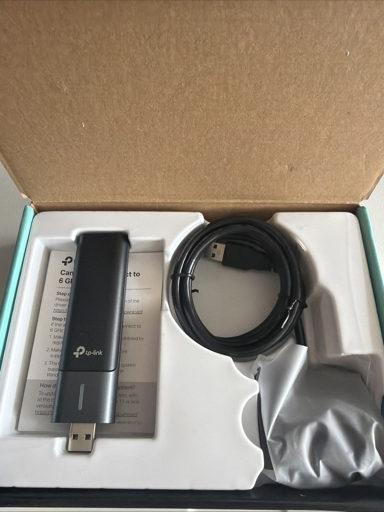 TP-Link WiFi 6E USB Adapter for PC AXE3000 Tri-Band Wireless Network Adapter