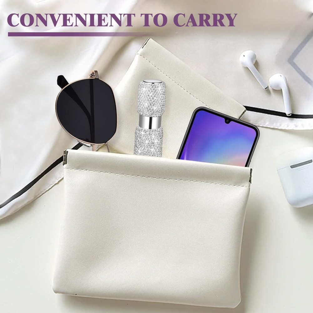 Portable Refillable Perfume Atomizer 8ml Travel Spray Bottle 2-Pack Mini Empty