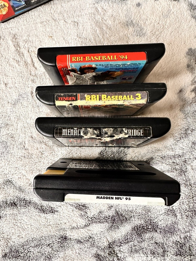 Sega Genesis Console - 2 Controllers And Games