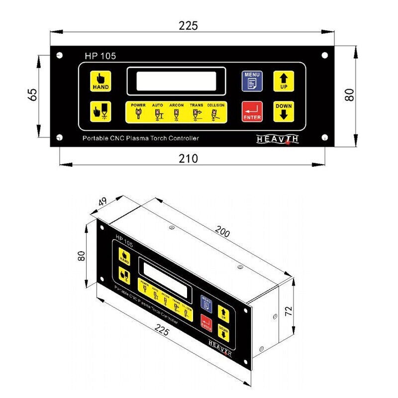 Height Regulator HP105 Plasma Height Controller Height Regulator CNC Tool