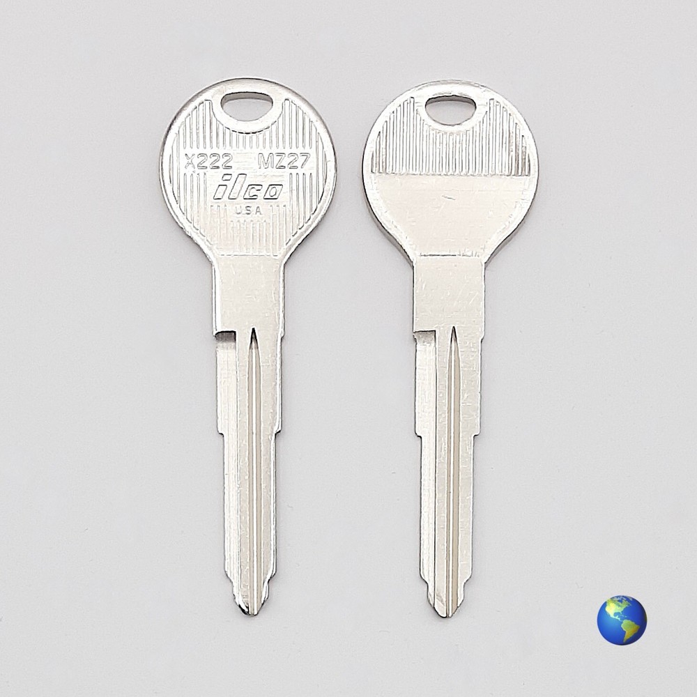 MZ27 Key Blanks for Various Models by Mazda (2 Keys)