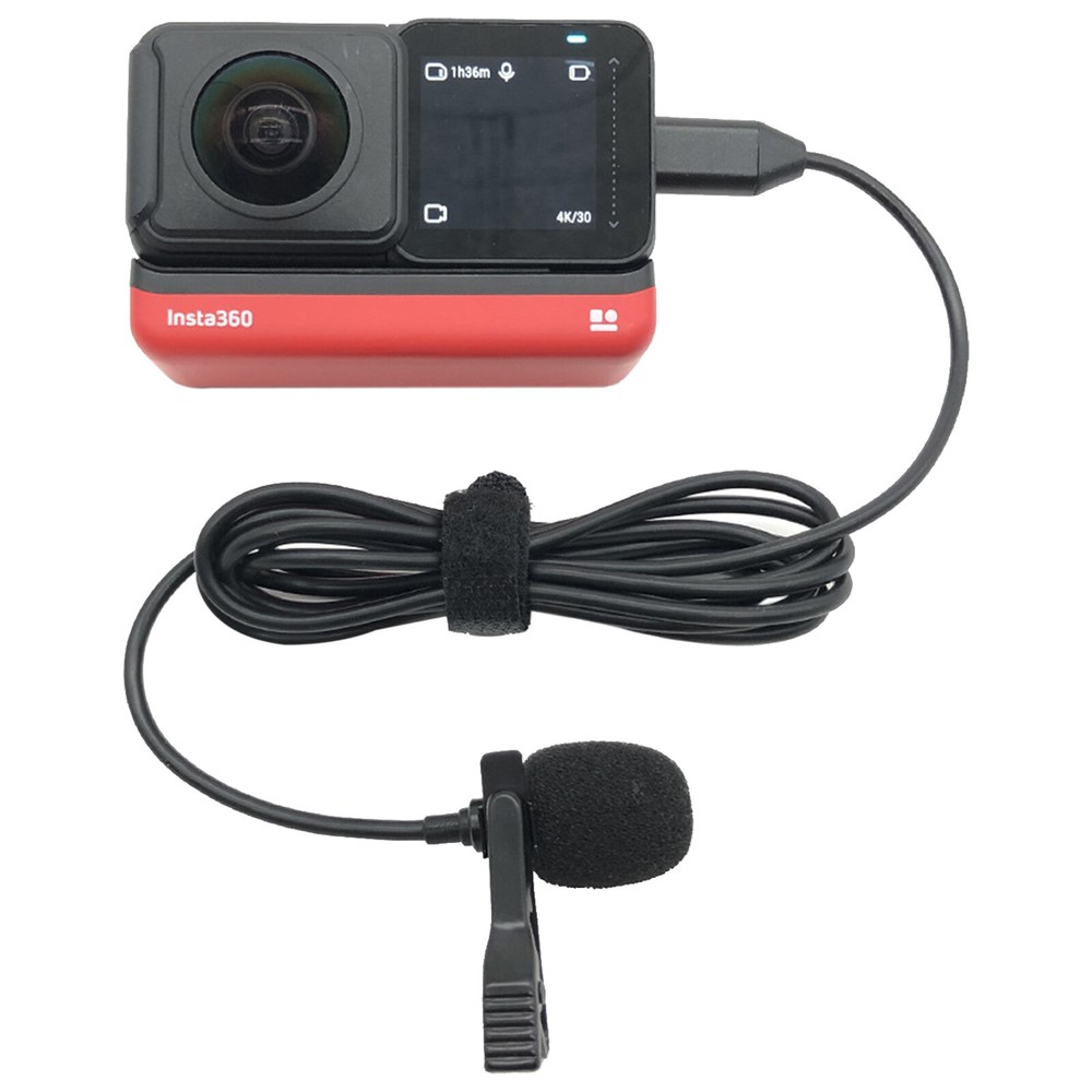 Type-C Lavalier External Wired Omnidirectional Microphone for Insta360 ONE R