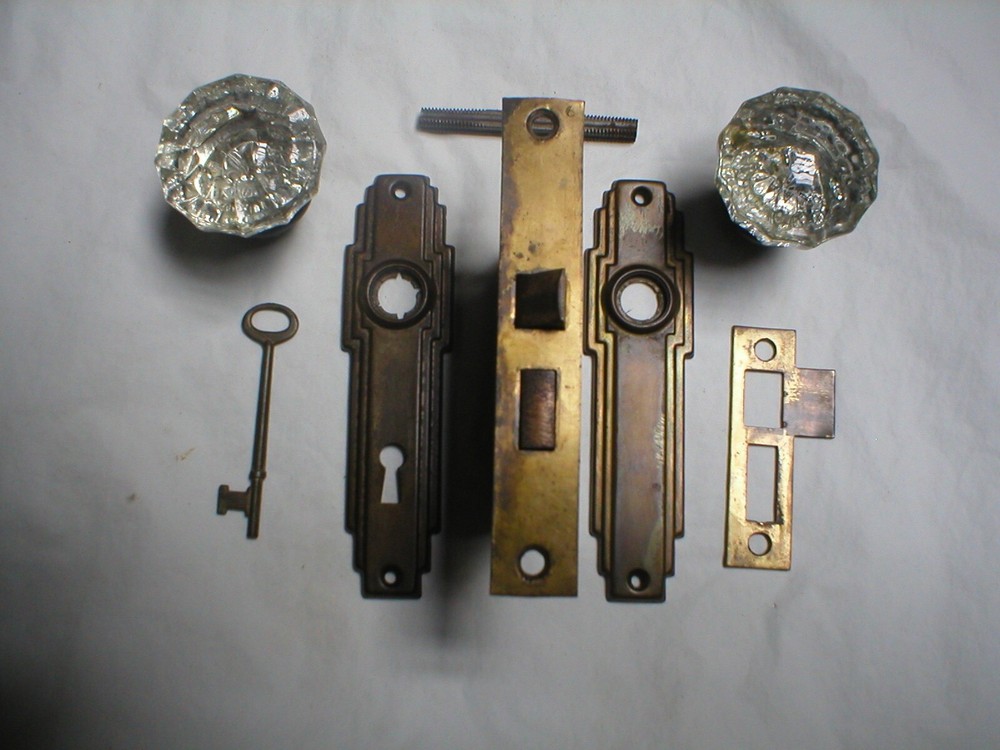 Antique Art Deco Era Door Hardware