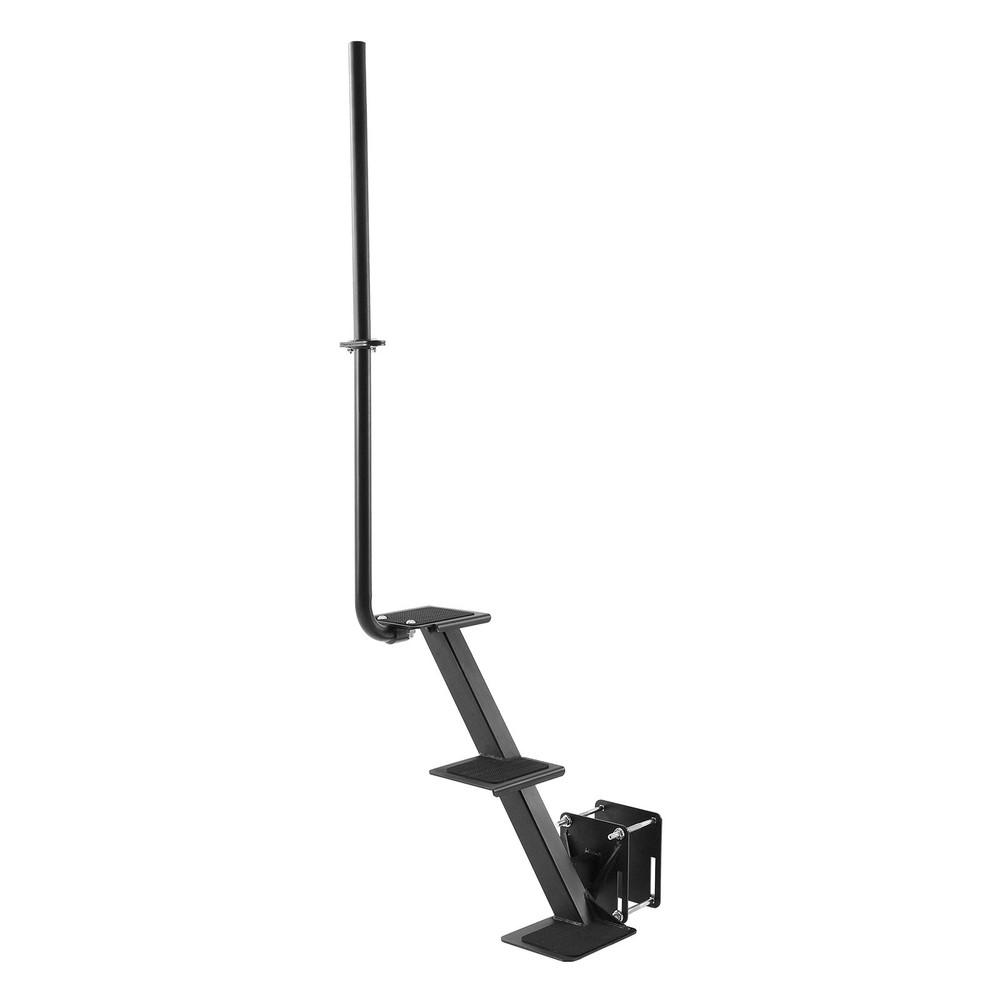Uimoso Durable Boat Trailer Steps with Handle - 3-Step Side Mount Design