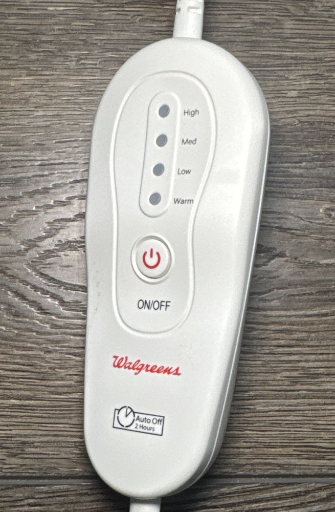 Original Walgreens Electric Blanket Pad Controller Control MTI mhp819S (Tested)