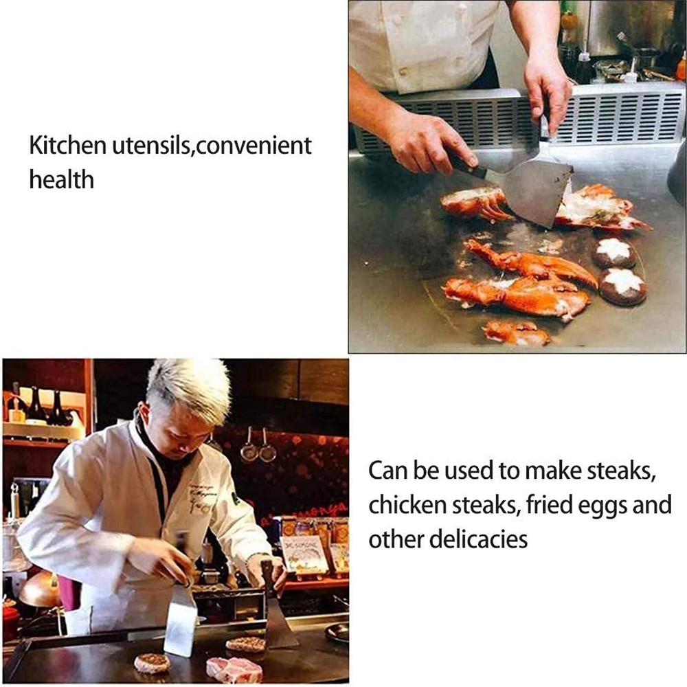 7 PCS Drywall ToolsPutty KnifePaint Scraper Tool With Storage BagStainless St...