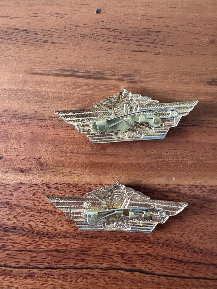 Soviet Army Officer Qualification Badges First And Second Class