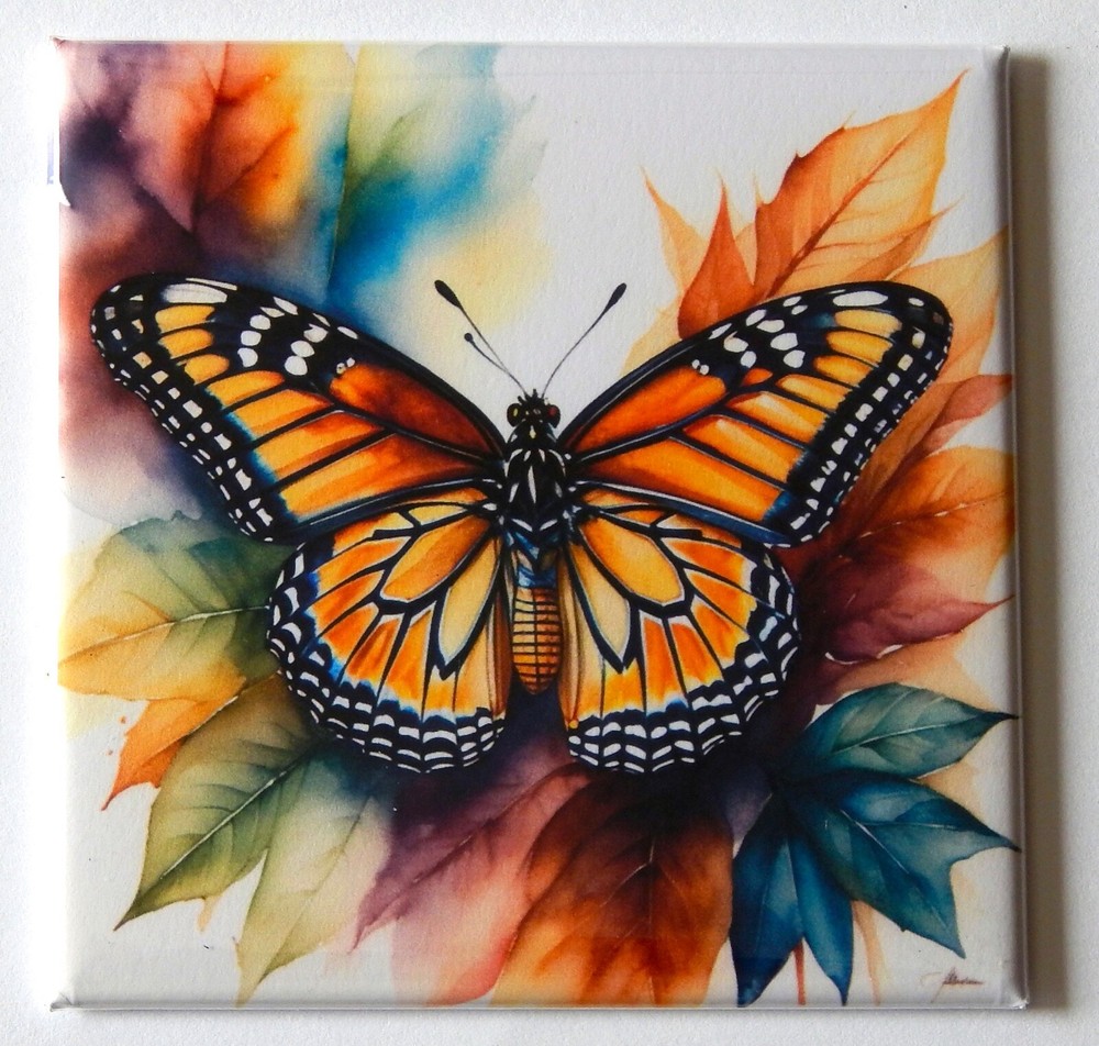 Monarch Butterfly FRIDGE MAGNET