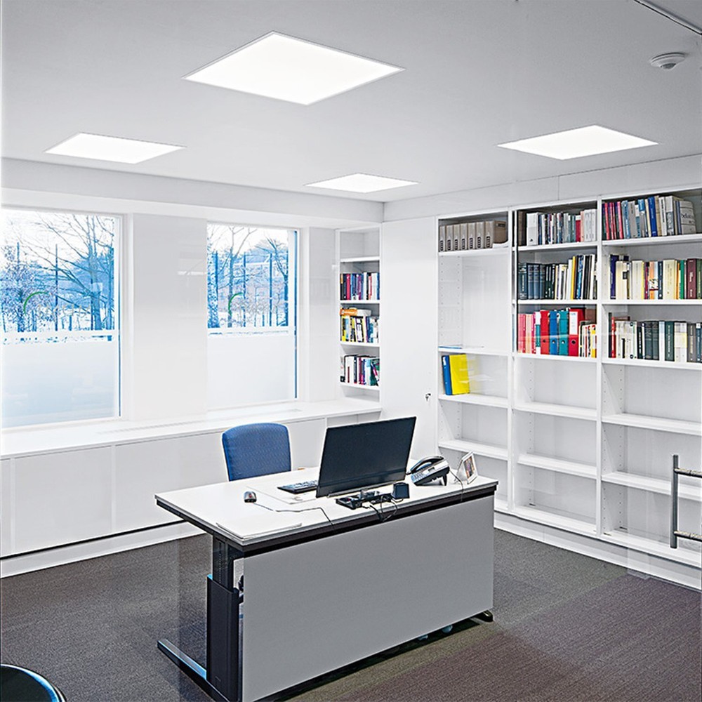 4 Pack 45W 2x2 Ft LED Flat Panel Light, Ultra Slim Recessed Drop Ceiling Lights