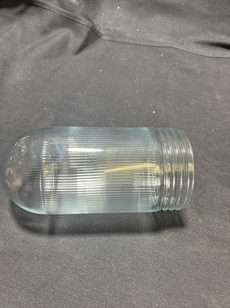 Replacement 6-1/2" x 3-1/4" diameter Threaded Clear Glass Explosion Proof Globe
