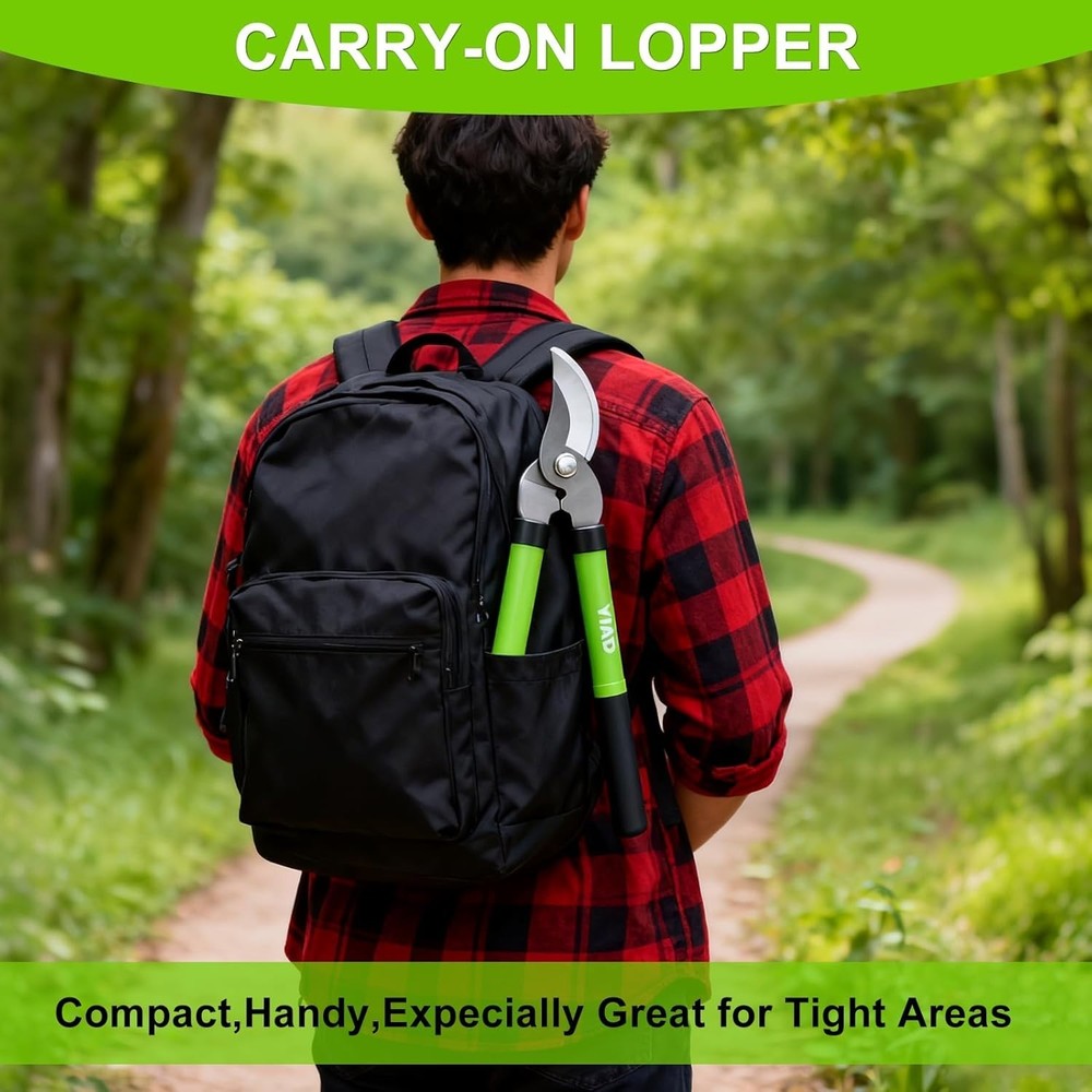 Reliable YIAD Pruning Kit: Lopper & Shears with Ergonomic Handle & Sharp Blades