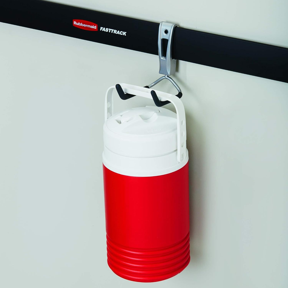 Rubbermaid FastTrack Wall Mounted Garage Storage Utility Multi Hook for...