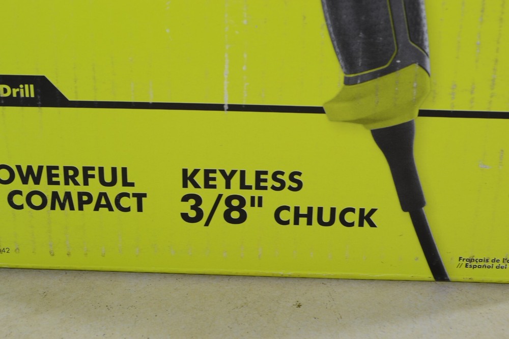 Ryobi D43K Variable Speed 3/8" Compact Drill/Driver Keyless Chuck w/ Tool Bag