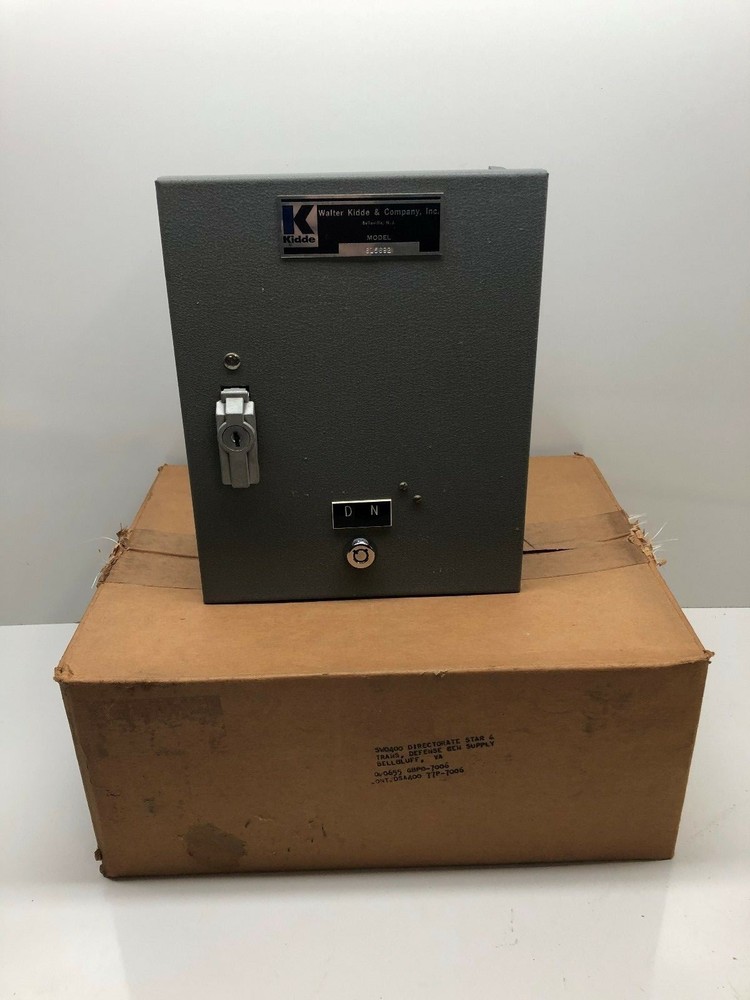 KIDDE ALARM PANEL BOX VINTAGE NIB