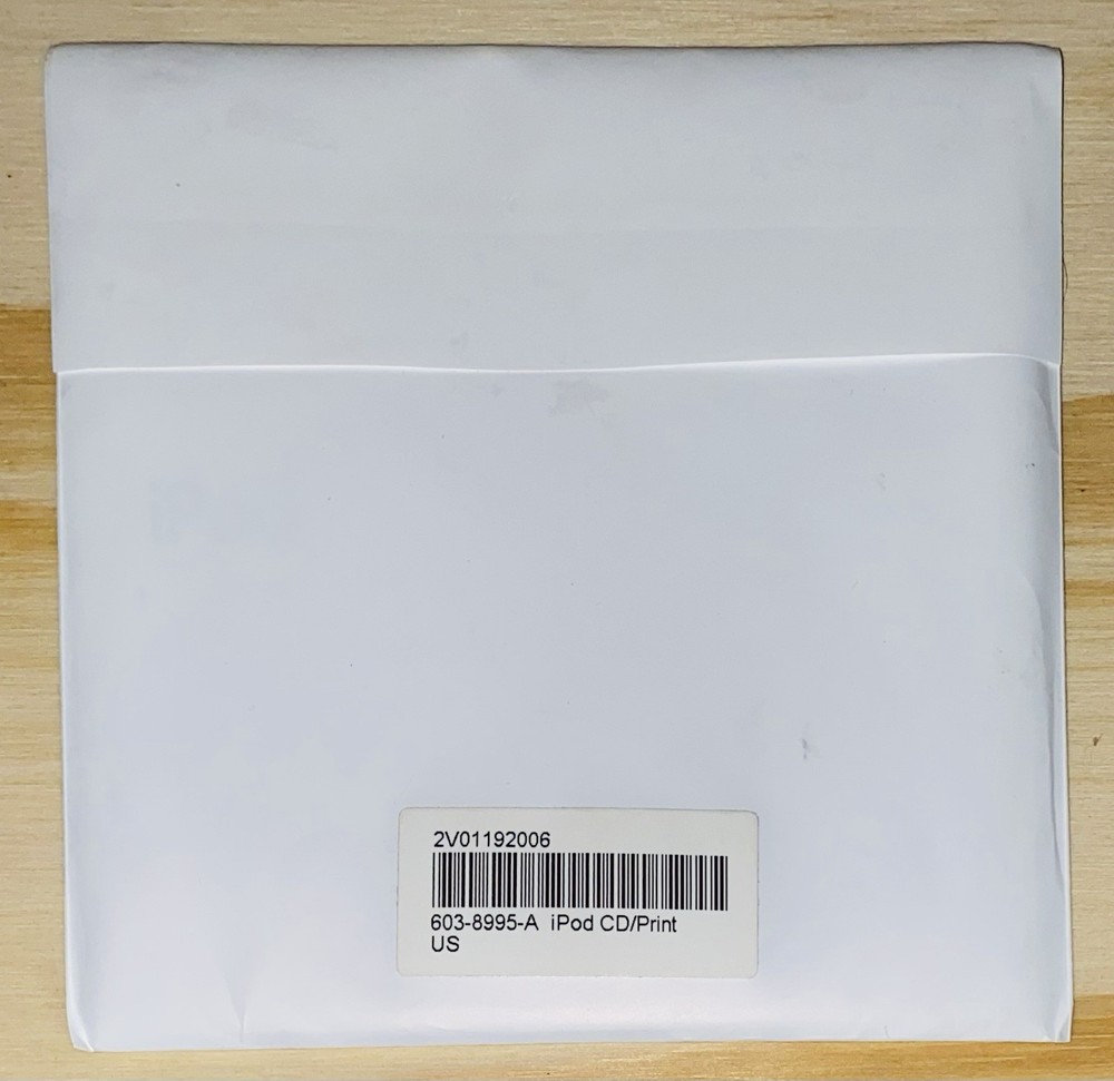 APPLE iPod iTunes Installation Software CD Disc Software Factory Sealed NEW 2006