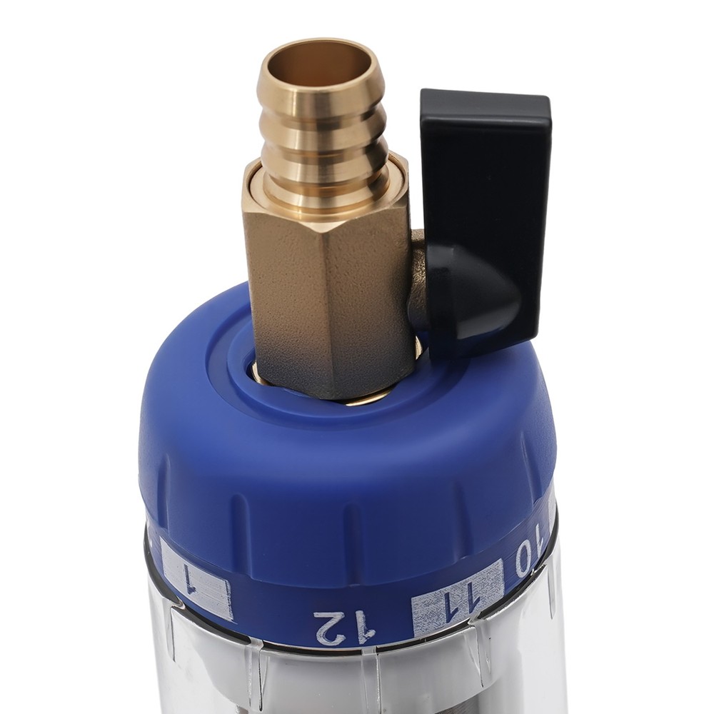 Reusable Spin Down Sediment Water Filter for Whole House Purification