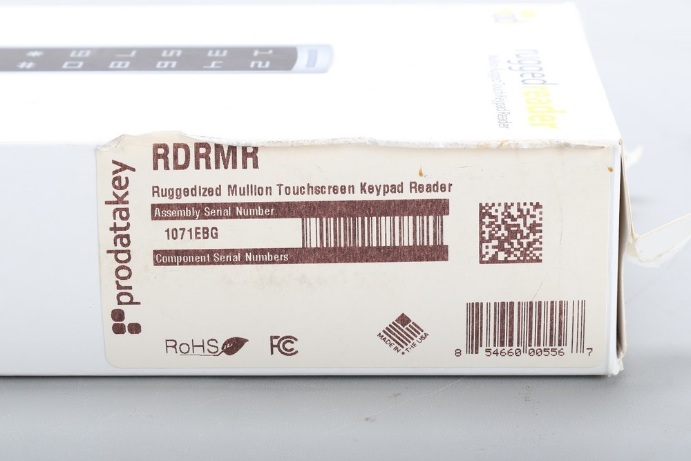 PDK ProDataKey RDRMR Mullion Rugged Touch Keypad Reader PP-08-RDR-MR - NEW