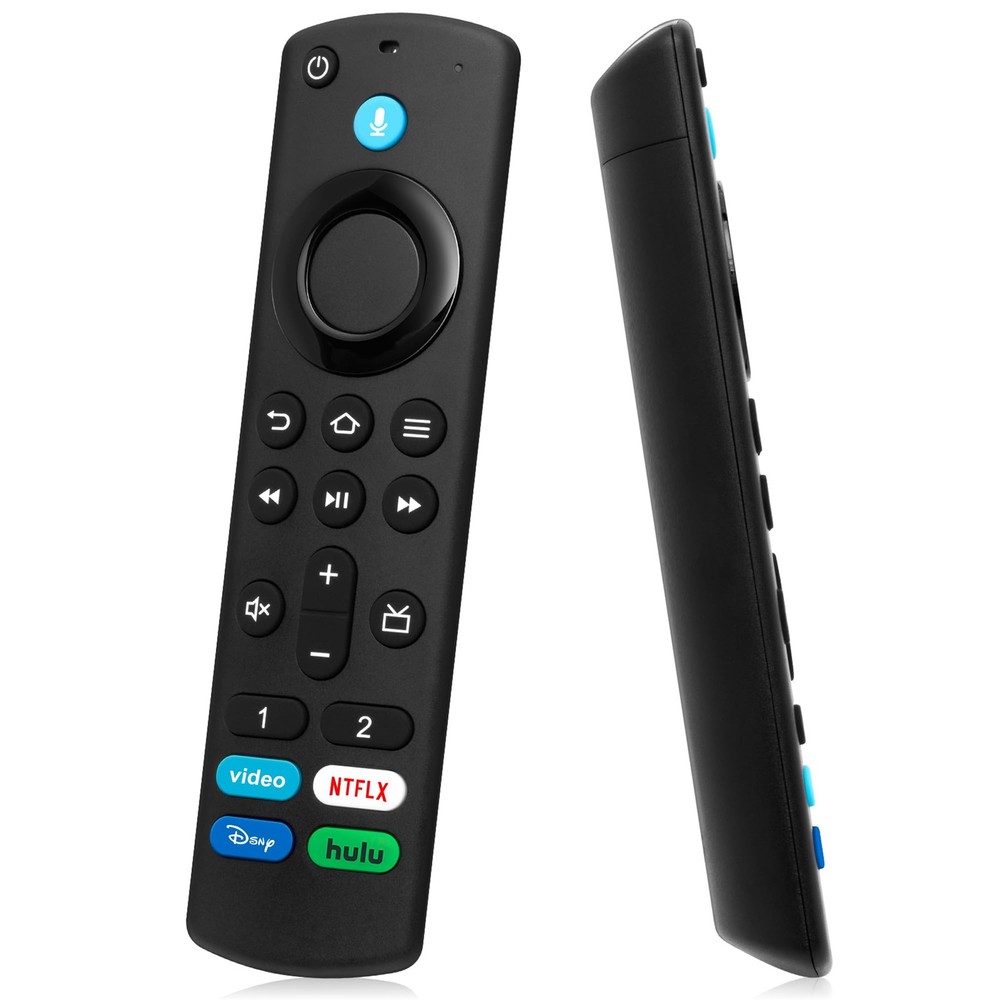 Replacement Remote Control Compatible with Fire 3rd Gen Pro, Black