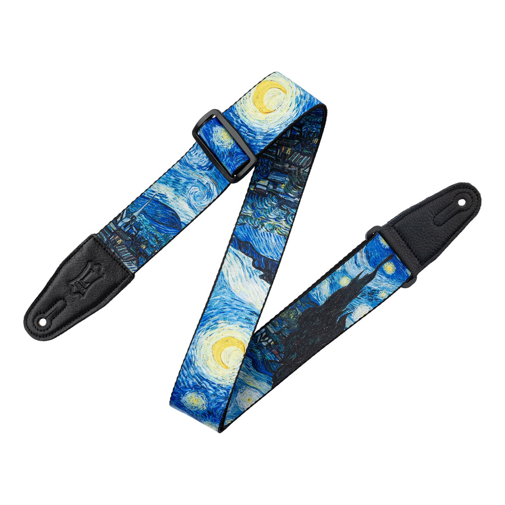 Levy's 2" Poly Masterpiece Series Guitar Strap - Starry Night