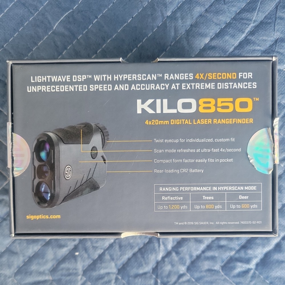 Sig Sauer SOK85401 Laser Range Finding Monocular - Black