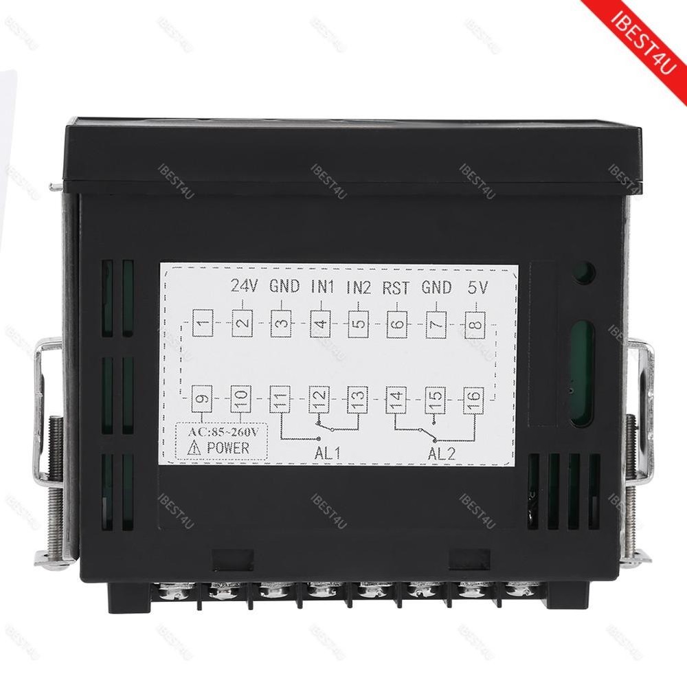 6-Digital Multifunctional LED Counter Grating Encoder Display Meter Relay 220V