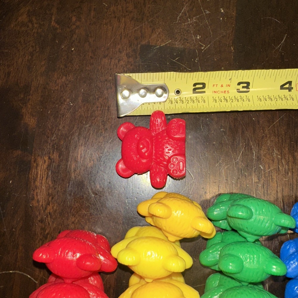 Counting Bears Set Learning Counting Color & Sorting Toy Math Educational 141 Pc