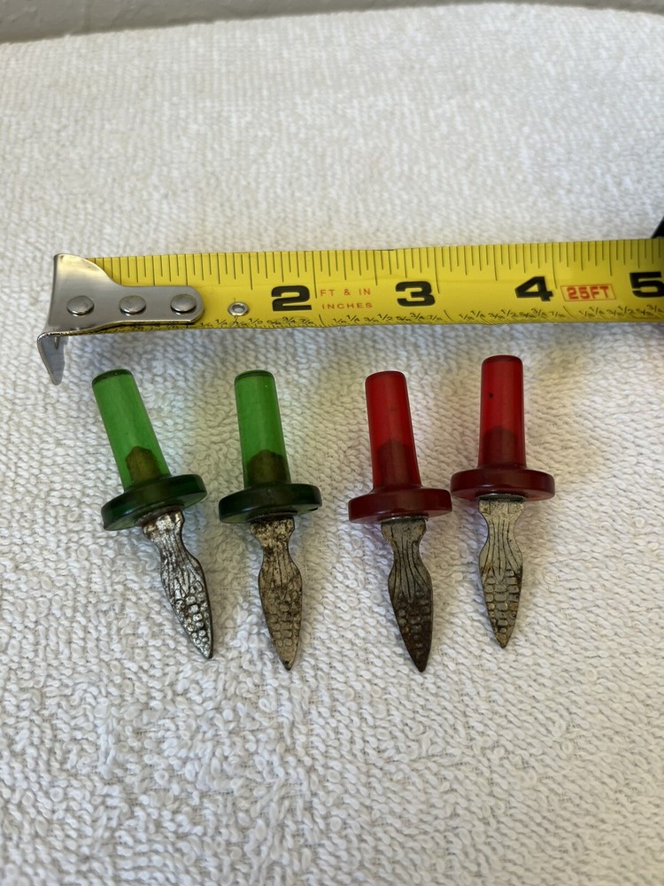 Bakelite Or Lucite Corn Cob Holders