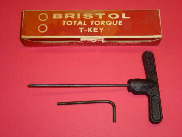 NEW! BRISTOL "T-Handled" HEX WRENCH w/ REPLACEABLE SHAFT