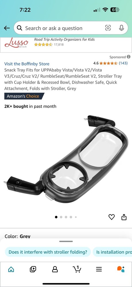 Kids Travel Tray