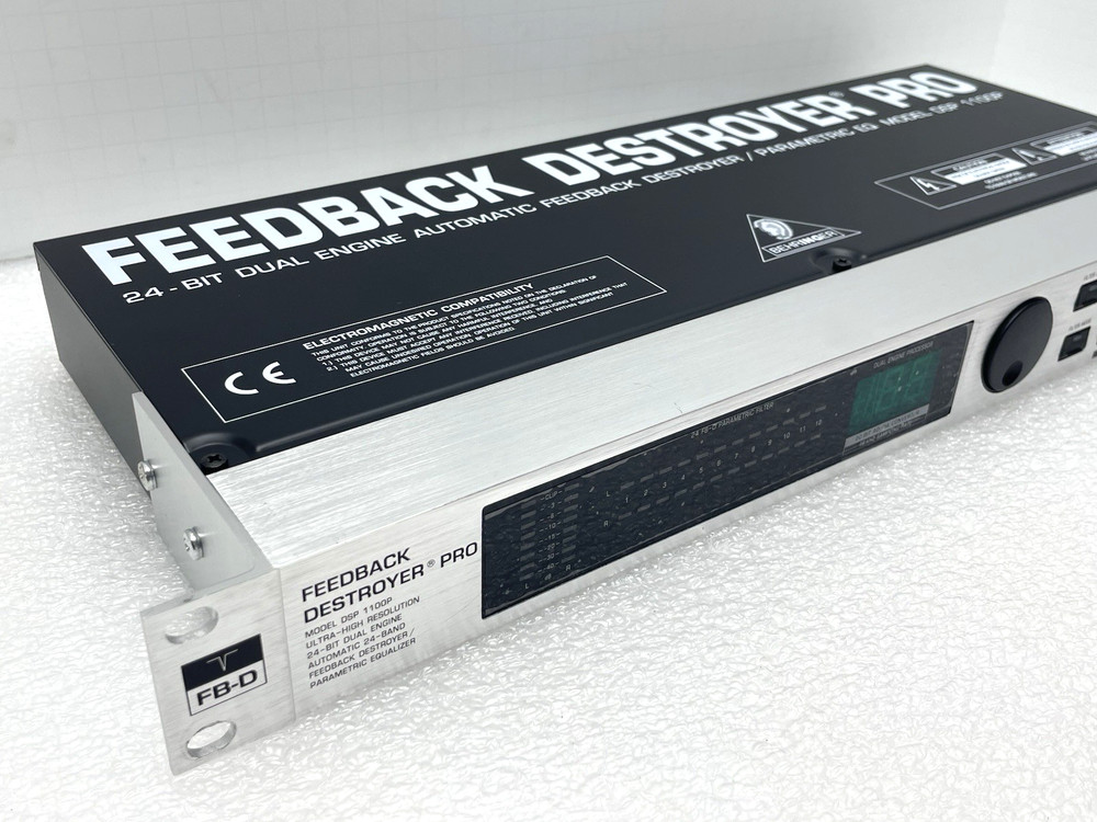 MINT BEHRINGER FEEDBACK DESTROYER PRO PARAMETRIC EQ DSP 1100P