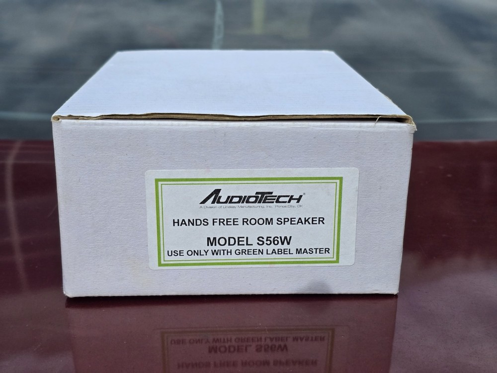 New AudioTech Intercom Model S56W White Room Station Speaker