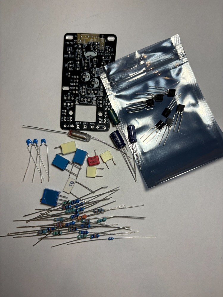 Studio Microphone DIY Kit - U47FET-Style - Pro Audio PCB & Components