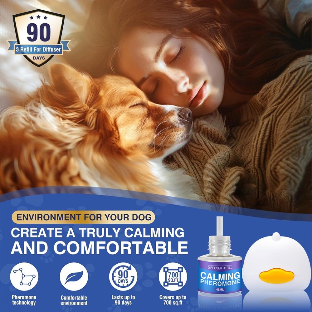Dog Calming Diffuser, Puppy Pheromones Calming Diffuser, Relaxing Pheromone US