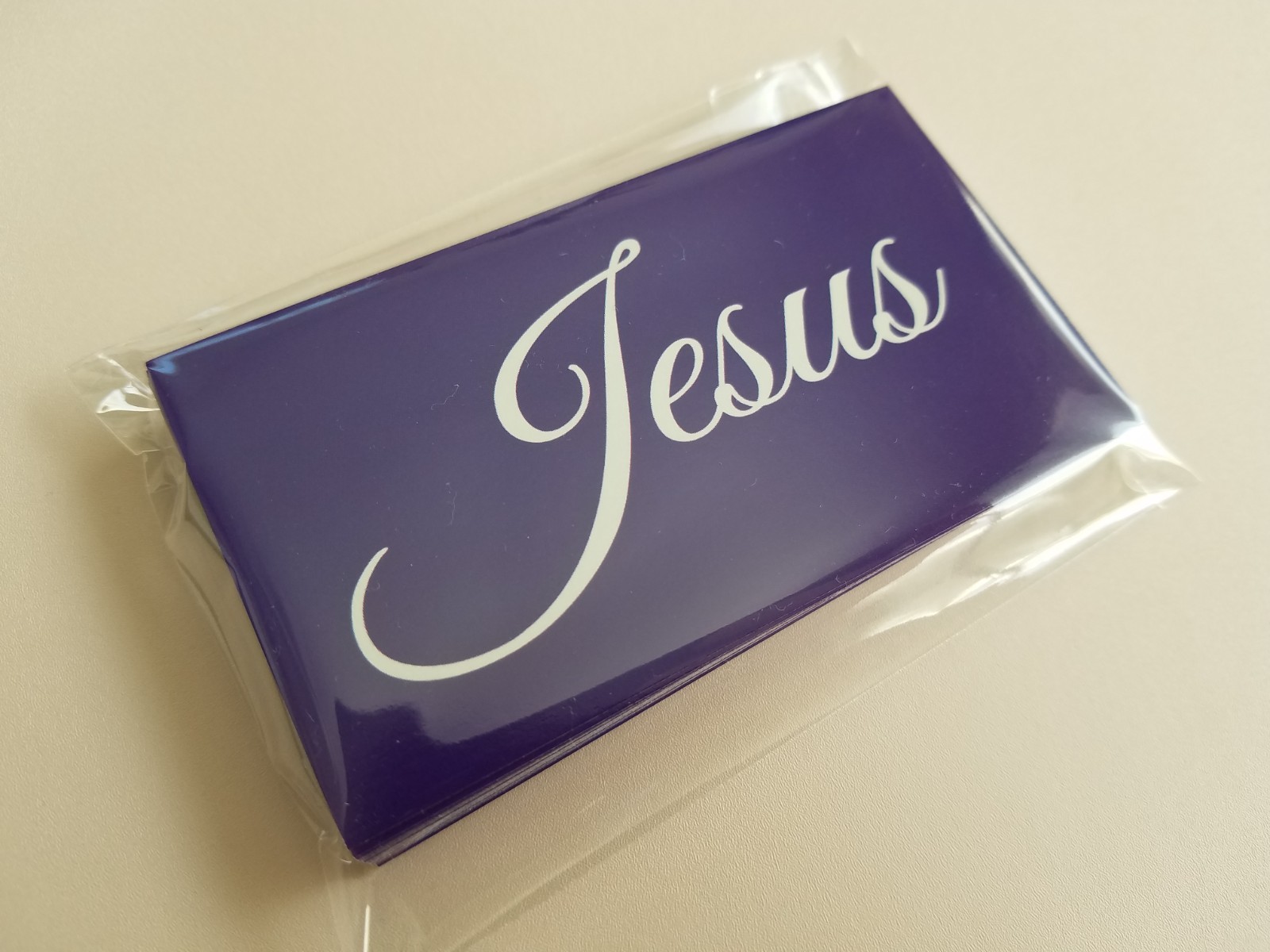 Jesus Gospel Tracts – 50 Salvation Cards (Acts 4:12, 2-Pack) – Evangelism – Free