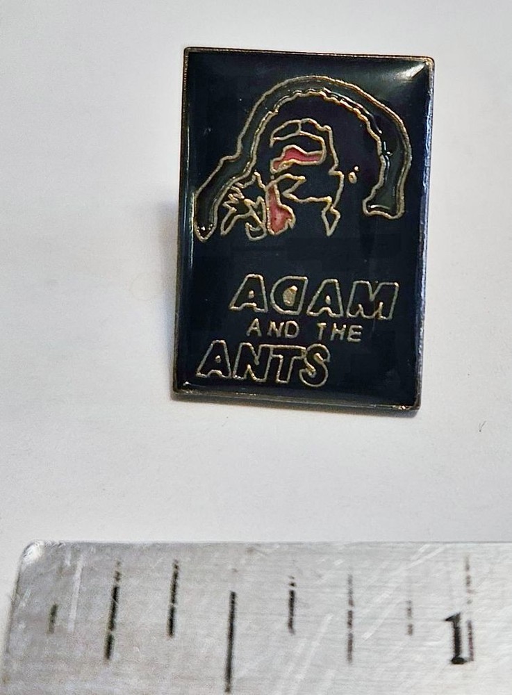 Adam And The Ants Vintage Enamel Hat/ Lapel Pin ~ NEW