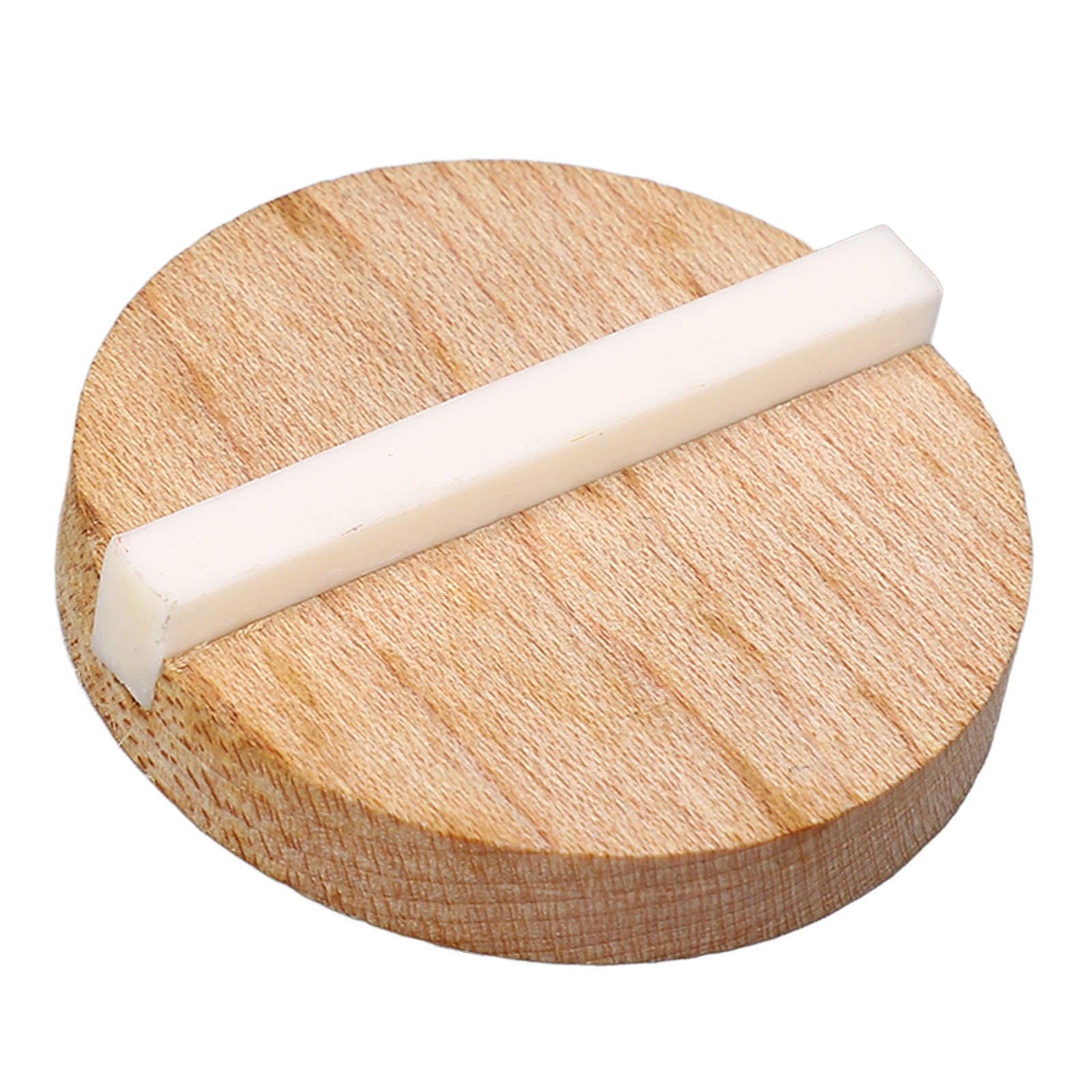 Guitar Resonator Biscuit Replacement Maple Wood Biscuit With Ox Bone Saddle CHU