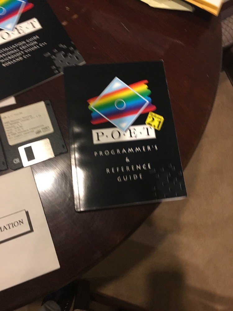 POET SOFTWARE . Persistent Objects & Extended Database Technology. Never Used