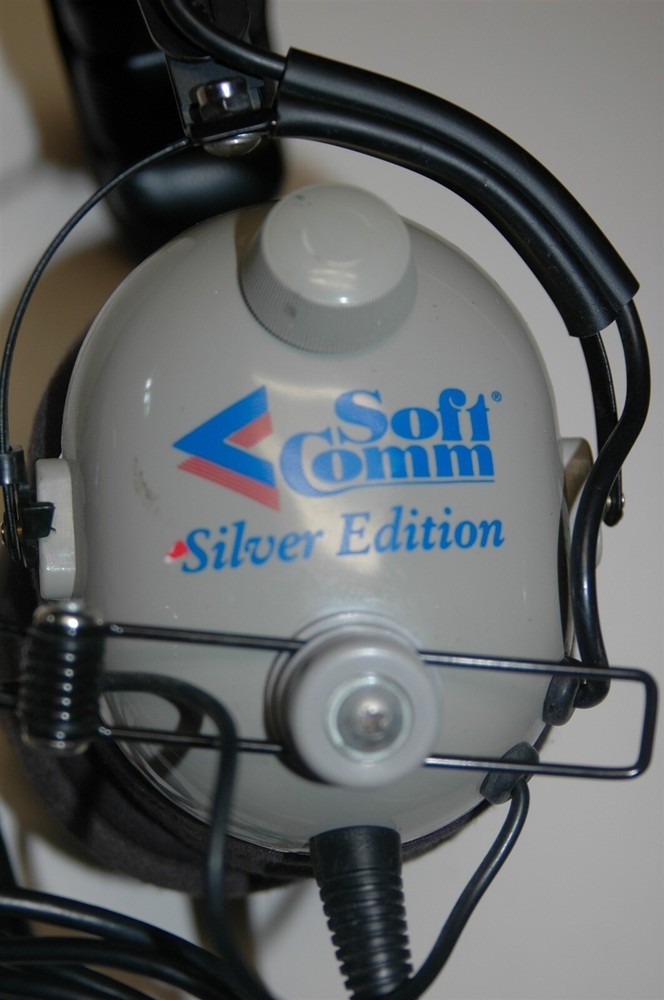 SOFT COMM SOFTCOMM AVIATION HEADSET SILVER EDITION