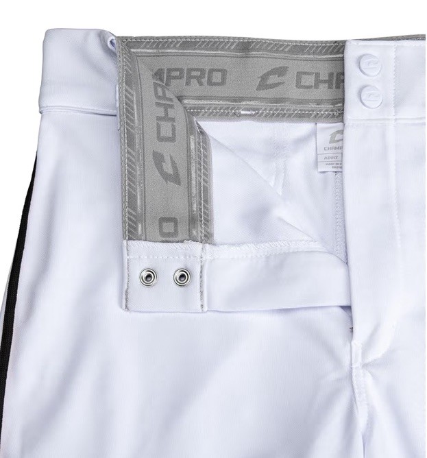 Champro Men’s Adult White With Black Piping Full Length Baseball Pant NWT